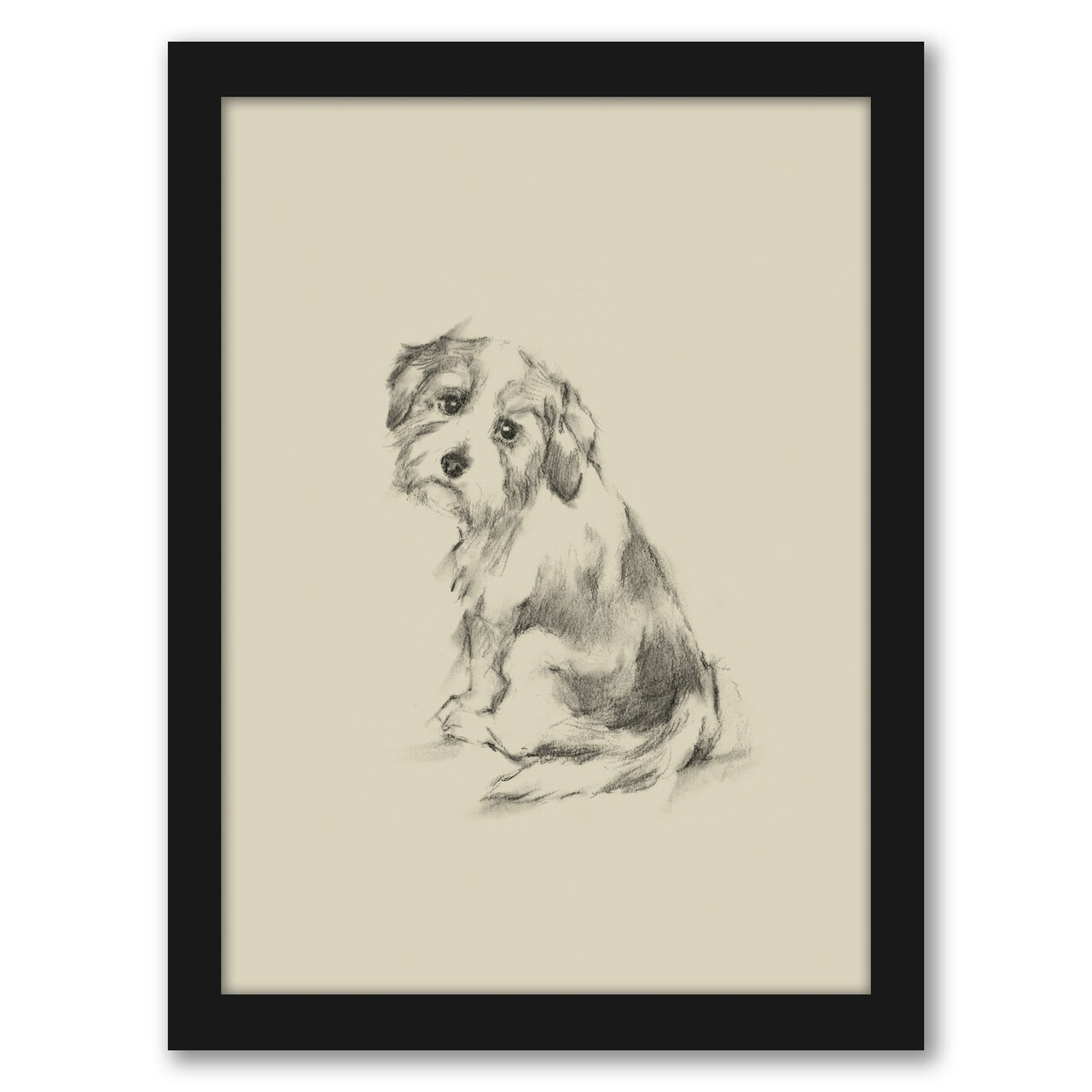 Puppy Dog Eyes Iii By Ethan Harper by World Art Group Frame  - Americanflat